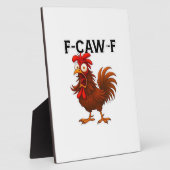 F-Caw-F Kip Klassieker Fotoplaat (Zijkant)