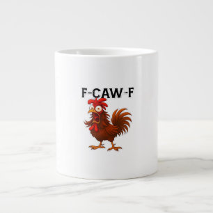 F-Caw-F Kip Klassieker Grote Koffiekop