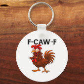 F-Caw-F Kip Klassieker Sleutelhanger (Voorkant)