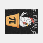 F-caw-f Kip Pot Pi-dag Grappige Wiskunde Sarcasme  Fleece Deken (Voorkant (Horizontaal))
