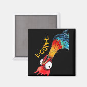 F-caw-f Kip Quote Haan Fcawf Grappig Fawk Off Magneet (Voorkant / Achterkant)