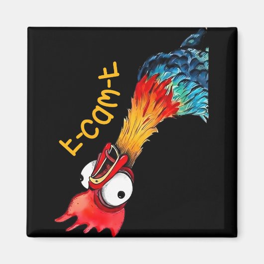 F-caw-f Kip Quote Haan Fcawf Grappig Fawk Off Magneet (Voorkant)