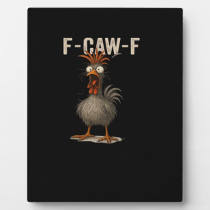 F-Caw-F Kip Retro Klassieker Fotoplaat
