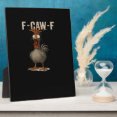 F-Caw-F Kip Retro Klassieker Fotoplaat (Zijkant)