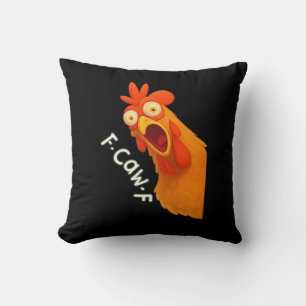 F-Caw-F Kip Retro Klassieker Kussen