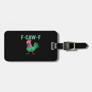 F-Caw-F Kip Vintage Stijl Bagagelabel
