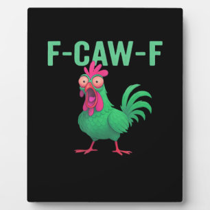 F-Caw-F Kip Vintage Stijl Fotoplaat