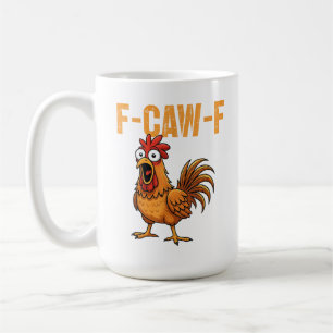 F-Caw-F Kippen Haan Meme FCAWF Grappig  Koffiemok