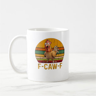 F-Caw-F Kippenhumor Essentieel Minimaal Schoon Koffiemok