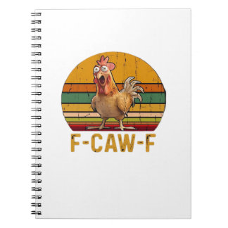 F-Caw-F Kippenhumor Essentieel Minimaal Schoon Notitieboek