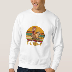 F-Caw-F Kippenhumor Essentieel Minimaal Schoon Trui