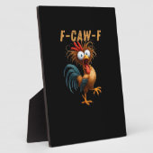 F-Caw-F Kippenhumor Fotoplaat (Zijkant)