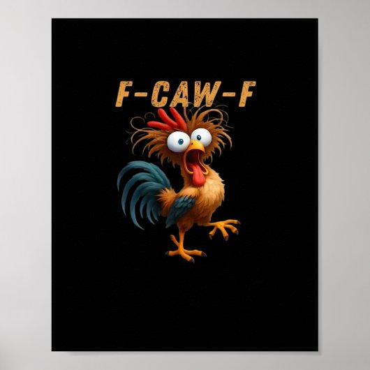 F-Caw-F Kippenhumor Poster (Voorkant)