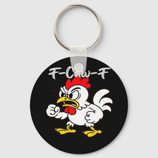 F-Caw-F Klassiek Creatief Casual Sleutelhanger (Voorkant)