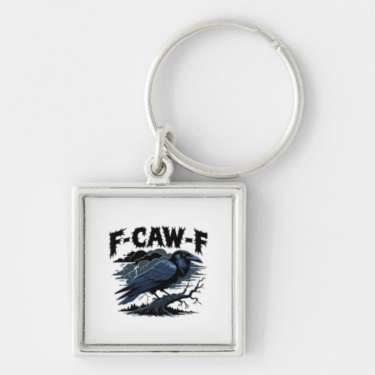 F-Caw-F Klassiek Creatief Casual Sleutelhanger (Voorkant)