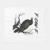 F-Caw-F Klassiek Koel Fleece Deken (Voorkant (Horizontaal))