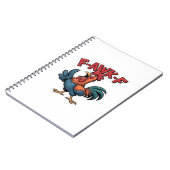 F-Caw-F Klassiek Koel Uniek Notitieboek (Linkerzijde)