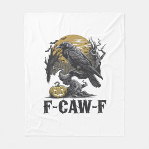F-Caw-F Klassiek Minimaal Design Fleece Deken
