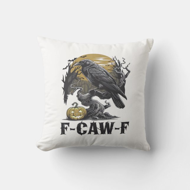 F-Caw-F Klassiek Minimaal Design Kussen (Voorkant)