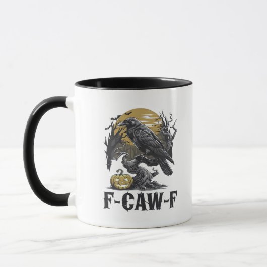 F-Caw-F Klassiek Minimaal Design Mok (Links)