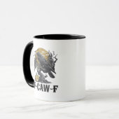 F-Caw-F Klassiek Minimaal Design Mok (Voorkant links)