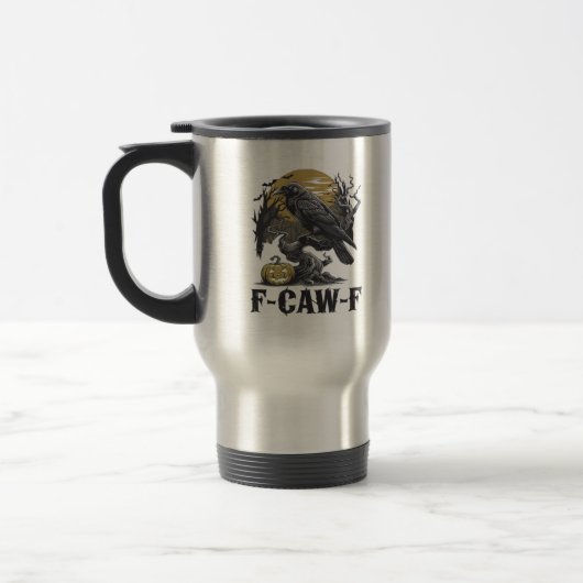 F-Caw-F Klassiek Minimaal Design Reisbeker (Links)