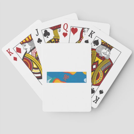 F-Caw-F Klassiek Minimaal Schoon Pokerkaarten (Achterkant)