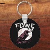 F-Caw-F Klassiek Minimaal Schoon Sleutelhanger (Voorkant)