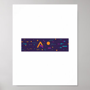 F-Caw-F Klassiek Minimaal Sober Poster