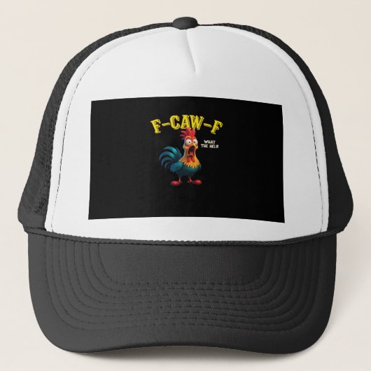 F Caw F Klassiek ontwerp Trucker Pet (Voorkant)