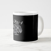 F-Caw-F Klassiek Retro Grote Koffiekop (Voorkant rechts)