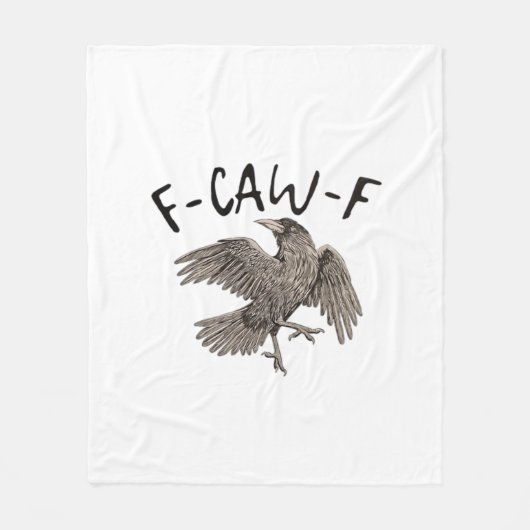 F-Caw-F Klassieke Esthetische Casual Fleece Deken (Voorkant)