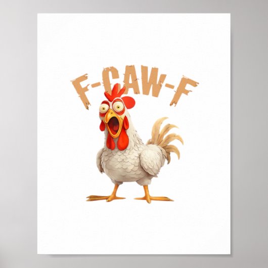 F-Caw-F Klassieke esthetische stijl Poster (Voorkant)