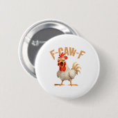 F-Caw-F Klassieke esthetische stijl Ronde Button 5,7 Cm (Voorkant /achterkant)