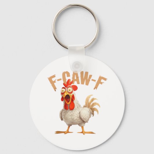 F-Caw-F Klassieke esthetische stijl Sleutelhanger (Voorkant)