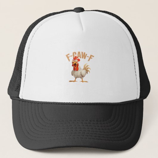 F-Caw-F Klassieke Esthetische Stijl Trucker Pet (Voorkant)