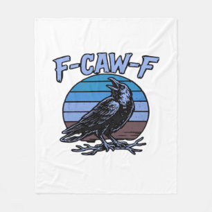 F-Caw-F Klassieke Grappige Retro Fleece Deken