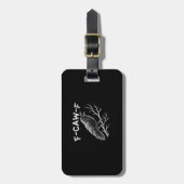 F-Caw-F Klassieke Retro Stijl Bagagelabel (Voorkant verticaal)