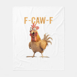 F-Caw-F Klassieke Retro Stijl Fleece Deken