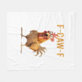 F-Caw-F Klassieke Retro Stijl Fleece Deken (Voorkant (Horizontaal))