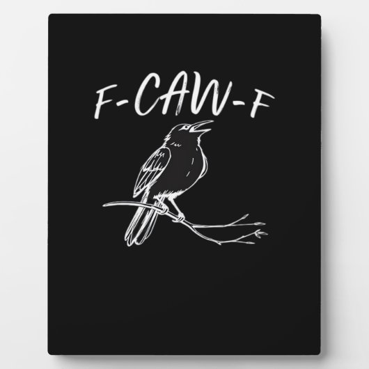 F-Caw-F Klassieke Retro Stijl Fotoplaat (Voorkant)