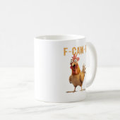 F-Caw-F Klassieke Retro Stijl Koffiemok (Voorkant rechts)