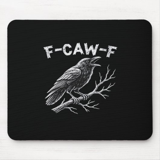 F-Caw-F Klassieke Retro Stijl Muismat (Voorkant)