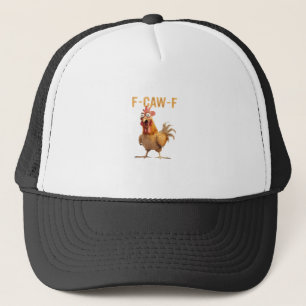 F-Caw-F Klassieke Retro Stijl Trucker Pet