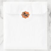 F Caw F Klassieke Trendy Casual Stijl Ronde Sticker (Tas)
