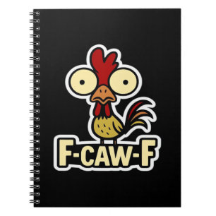 F-Caw-F Klassieke Vintage Grafiek Notitieboek