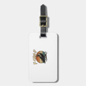 F-Caw-F Klassieke Vintage Kunst Bagagelabel (Voorkant verticaal)