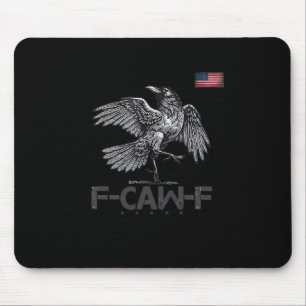 F-Caw-F Koe Grappige Vogel VS Oude Vlag Grappige H Muismat