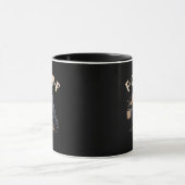 F Caw F Koffie Kraai Gothic Raven Grappig Hallowee Mok (Midden)