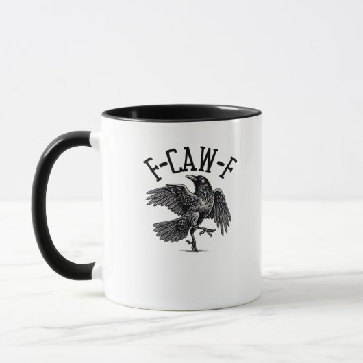 F Caw F Kraai Creativ Casual Mok (Links)